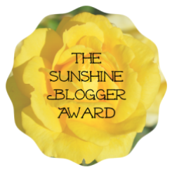 The Sunshine Blogger Award!